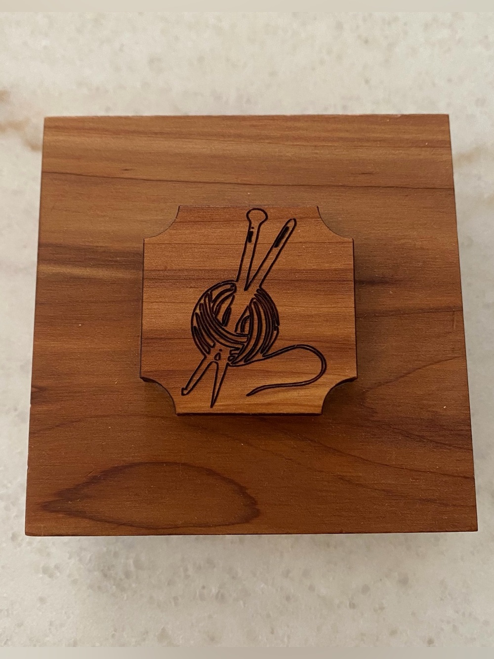 Notions Wooden Trinket Box